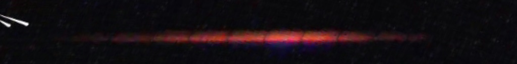 Unprocessed fireball image