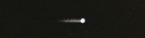 Unprocessed fireball image