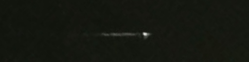 Unprocessed fireball image