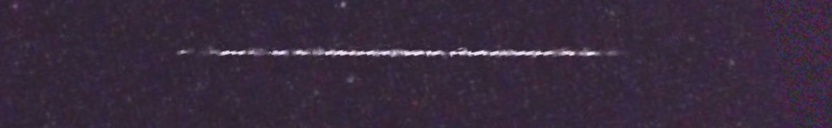 Unprocessed fireball image