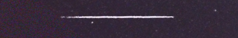 Unprocessed fireball image