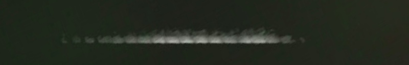 Unprocessed fireball image