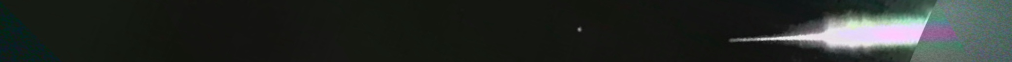 Unprocessed fireball image