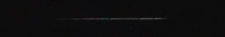 Unprocessed fireball image