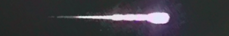 Unprocessed fireball image