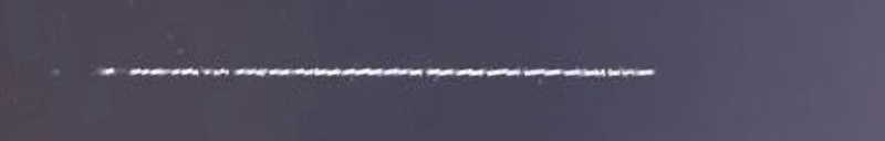 Unprocessed fireball image