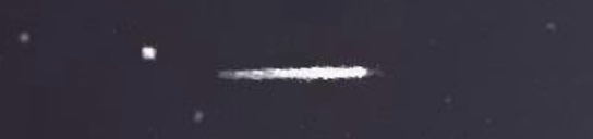 Unprocessed fireball image