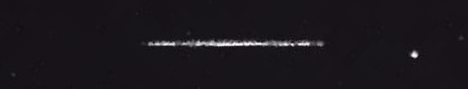 Unprocessed fireball image