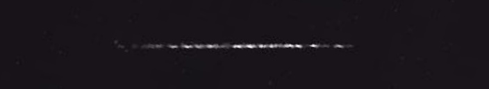 Unprocessed fireball image