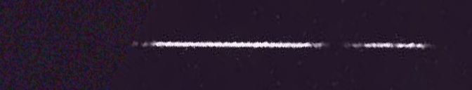 Unprocessed fireball image