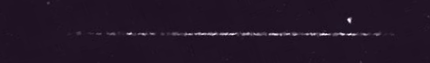 Unprocessed fireball image