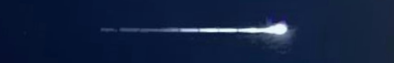 Unprocessed fireball image