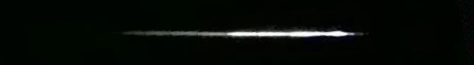 Unprocessed fireball image