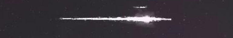 Unprocessed fireball image