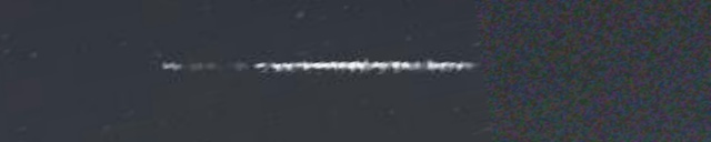 Unprocessed fireball image