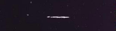 Unprocessed fireball image