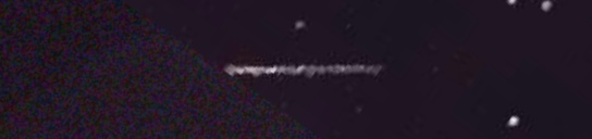 Unprocessed fireball image