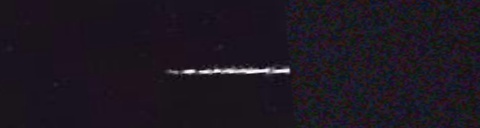 Unprocessed fireball image