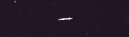 Unprocessed fireball image