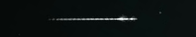 Unprocessed fireball image