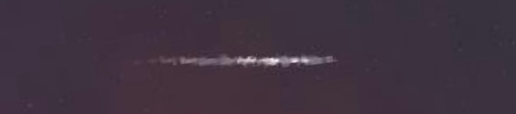 Unprocessed fireball image