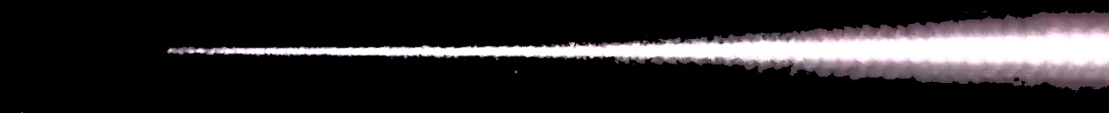 Processed fireball image