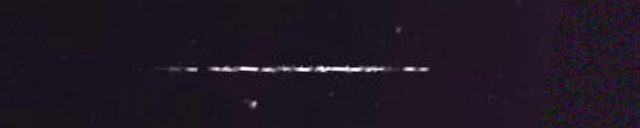 Unprocessed fireball image