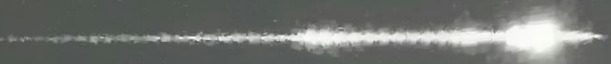 Unprocessed fireball image