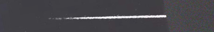 Unprocessed fireball image