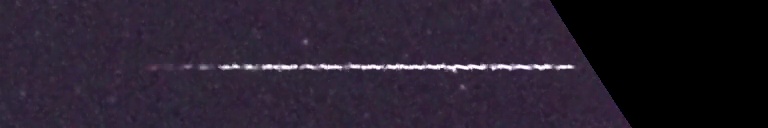 Unprocessed fireball image