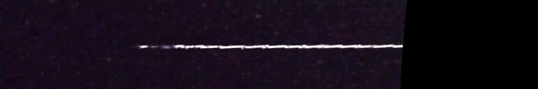 Unprocessed fireball image