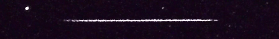 Unprocessed fireball image