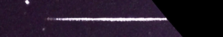 Unprocessed fireball image