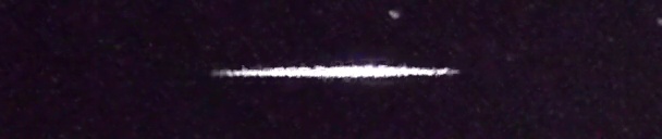 Unprocessed fireball image