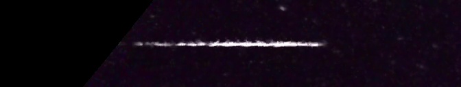 Unprocessed fireball image