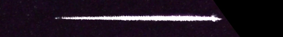 Unprocessed fireball image