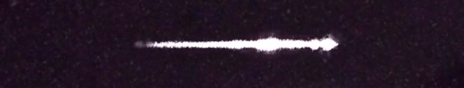 Unprocessed fireball image