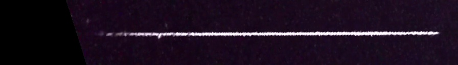 Unprocessed fireball image