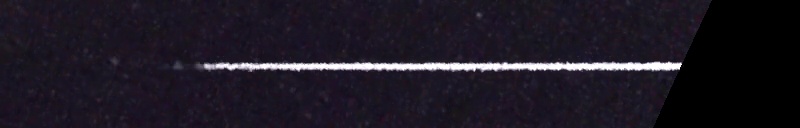 Unprocessed fireball image