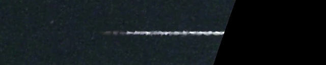 Unprocessed fireball image