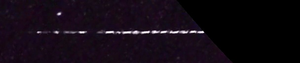 Unprocessed fireball image