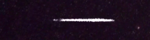 Unprocessed fireball image