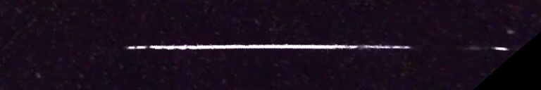 Unprocessed fireball image