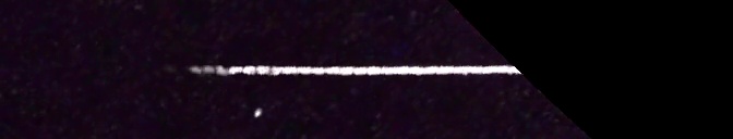 Unprocessed fireball image