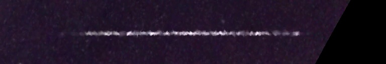 Unprocessed fireball image