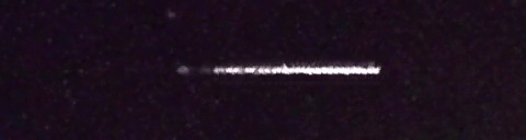 Unprocessed fireball image