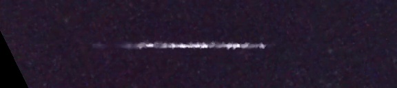 Unprocessed fireball image