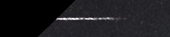 Unprocessed fireball image