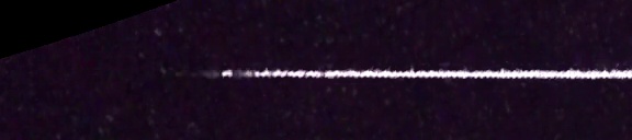 Unprocessed fireball image