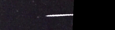 Unprocessed fireball image